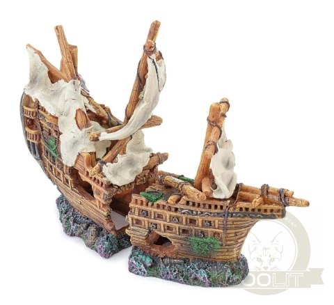 Happet - ozdoba do akwarium statek 25cm Happet - ozdoba do akwarium statek 25cm