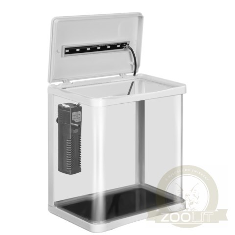 Kruger Meier Arona Aquarium 3l - akwarium zestaw biały Kruger Meier Arona Aquarium 3l - akwarium zestaw biały