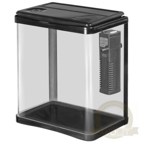 Kruger Meier Arona Aquarium 3l - akwarium zestaw czarny Kruger Meier Arona Aquarium 3l - akwarium zestaw czarny