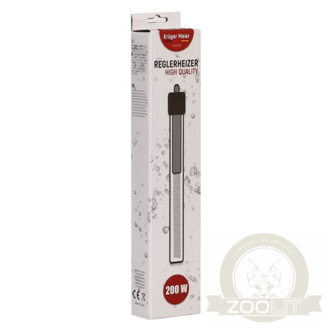 Kruger Meier Reglerheizer 200W - grzałka z termostatem do akwarium Kruger Meier Reglerheizer 200W - grzałka z termostatem do akwarium