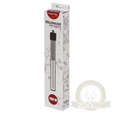 Kruger Meier Reglerheizer 200W - grzałka z termostatem do akwarium Kruger Meier Reglerheizer 200W - grzałka z termostatem do akwarium