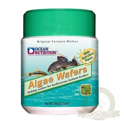 Ocean Nutrition Algae Wafers 150g - pokarm dla ryb przydenny Ocean Nutrition Algae Wafers 150g - pokarm dla ryb przydenny