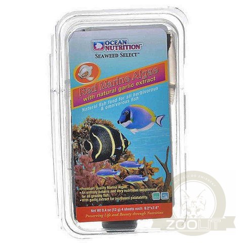 Ocean Nutrition Seaweed Red 8g - algi z czosnkiem Ocean Nutrition Seaweed Red 8g - algi z czosnkiem