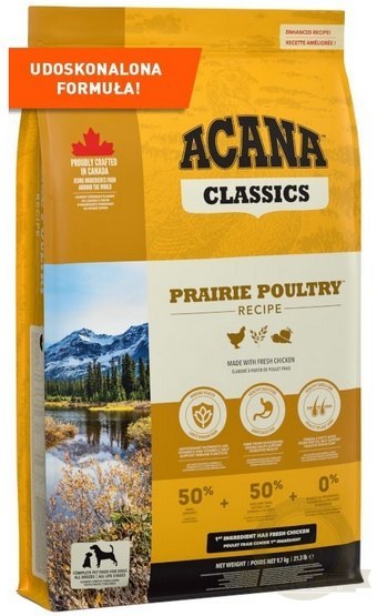 Acana Classics Prairie Poultry Dog 9,7kg Acana Classics Prairie Poultry Dog 9,7kg
