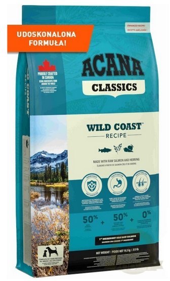 Acana Classics Wild Coast Dog 14,5kg Acana Classics Wild Coast Dog 14,5kg