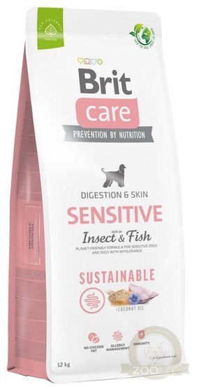 Brit Care Sustainable Sensitive Insect & Fish 12kg Brit Care Sustainable Sensitive Insect & Fish 12kg
