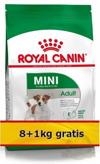 Royal Canin Mini Adult karma sucha dla psów dorosłych, ras małych 9kg (8+1kg) Royal Canin Mini Adult karma sucha dla psów dorosłych, ras małych 9kg (8+1kg)