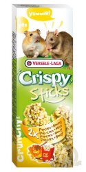 Versele-Laga Crispy Sticks Hamster & Rat Popcorn & Honey - kolby dla chomików i szczurów z popcornem i miodem 110g