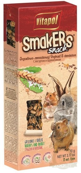 Vitapol Smakers dla gryzoni - jogurtowo-mniszkowy 2szt [1105]
