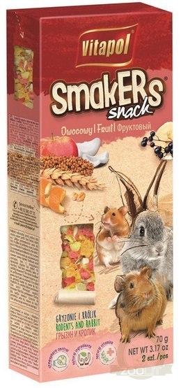 Vitapol Smakers dla gryzoni - owocowy 2szt [1107]
