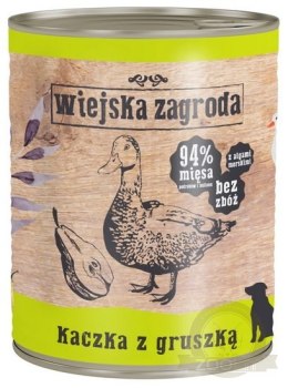 Wiejska Zagroda Kaczka z gruszką puszka 800g