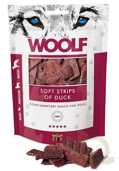 Woolf Soft Strips of Duck 100g Woolf Soft Strips of Duck 100g