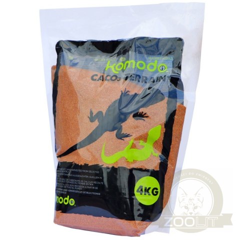 Komodo CaCo3 Sand Terracota - jadalny piasek dla gadów Komodo CaCo3 Sand Terracota - jadalny piasek dla gadów