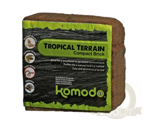 Komodo Tropical Terrain Brick M - podłoże z włókien kokosa 4l Komodo Tropical Terrain Brick M - podłoże z włókien kokosa 4l