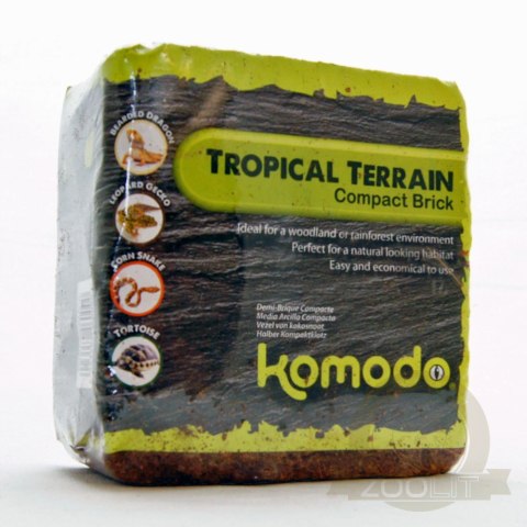 Komodo Tropical Terrain Brick M - podłoże z włókien kokosa 4l Komodo Tropical Terrain Brick M - podłoże z włókien kokosa 4l
