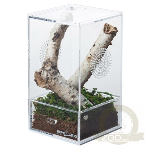 Repti-Zoo Easy Clean Acrylic Terrarium - terrarium akrylowe 10x10x20cm Repti-Zoo Easy Clean Acrylic Terrarium - terrarium akrylowe 10x10x20cm