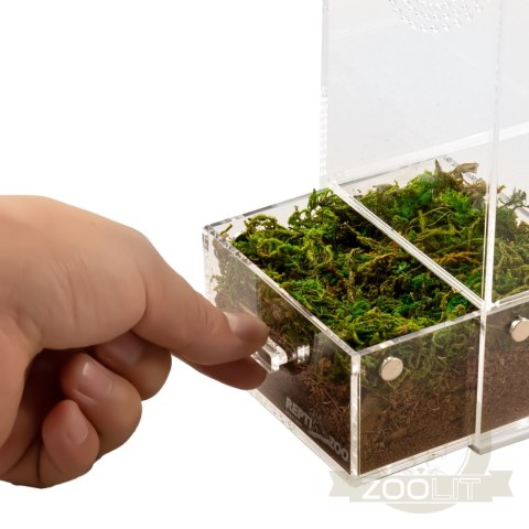 Repti-Zoo Easy Clean Acrylic Terrarium - terrarium akrylowe 10x10x20cm Repti-Zoo Easy Clean Acrylic Terrarium - terrarium akrylowe 10x10x20cm