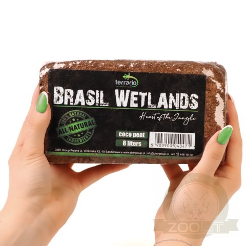 Terrario Brasil Wetlands 7l 650g - podłoże z włókien kokosa Terrario Brasil Wetlands 7l 650g - podłoże z włókien kokosa