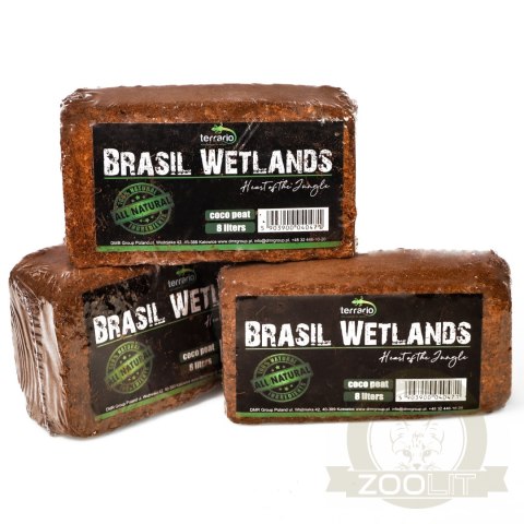 Terrario Brasil Wetlands 7l 650g - podłoże z włókien kokosa Terrario Brasil Wetlands 7l 650g - podłoże z włókien kokosa