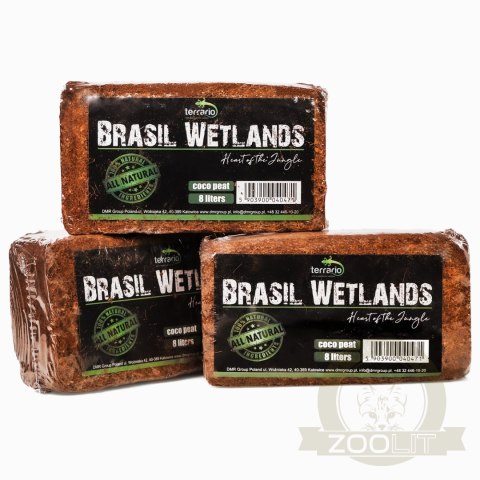 Terrario Brasil Wetlands 7l 650g - podłoże z włókien kokosa Terrario Brasil Wetlands 7l 650g - podłoże z włókien kokosa