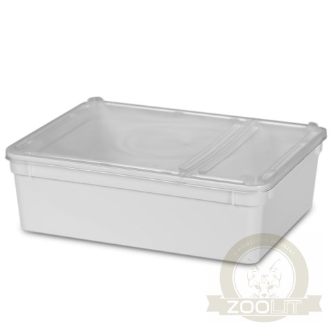 Terrario Reptiland White 25x19x7,5cm - białe terrarium faunarium Terrario Reptiland White 25x19x7,5cm - białe terrarium faunarium
