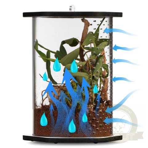 Terrario Spiders Tube Med150 - terrarium akrylowe