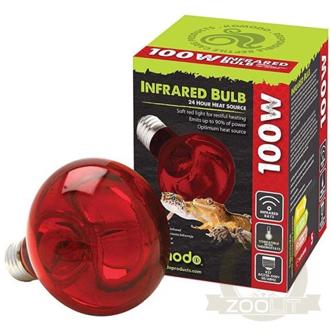 Komodo Infrared 75W - żarówka grzewcza podczerwona Komodo Infrared 75W - żarówka grzewcza podczerwona