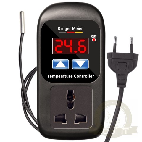 Kruger Meier Carbonne - termostat elektroniczny Kruger Meier Carbonne - termostat elektroniczny