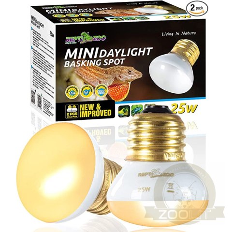 Repti-Zoo Mini Daylight Spot NANO 25W - żarówka grzewcza 2 sztuki Repti-Zoo Mini Daylight Spot NANO 25W - żarówka grzewcza 2 sztuki