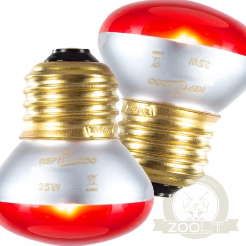 Repti-Zoo Mini Infrared Spot 25W NANO - żarówka grzewcza 2 sztuki Repti-Zoo Mini Infrared Spot 25W NANO - żarówka grzewcza 2 sztuki