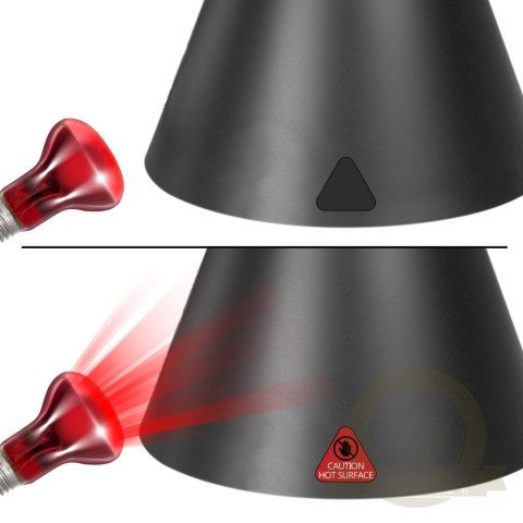Repti-Zoo Smart Wi-Fi Deep Lamp - lampa na żarówki grzewcze Wi-Fi Repti-Zoo Smart Wi-Fi Deep Lamp - lampa na żarówki grzewcze Wi-Fi