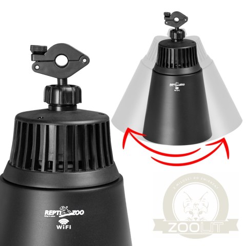 Repti-Zoo Smart Wi-Fi Deep Lamp - lampa na żarówki grzewcze Wi-Fi Repti-Zoo Smart Wi-Fi Deep Lamp - lampa na żarówki grzewcze Wi-Fi