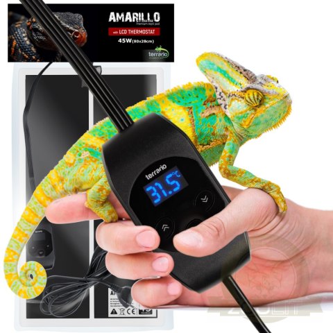 Terrario Amarillo 45W - mata grzewcza z termostatem LCD Terrario Amarillo 45W - mata grzewcza z termostatem LCD