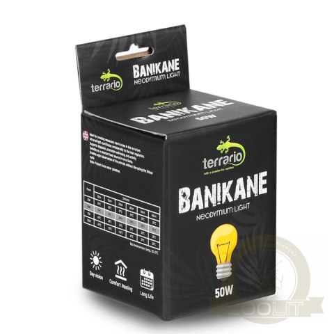 Terrario Banikane Neodymium Light - żarówka grzewcza neodymowa 50W Terrario Banikane Neodymium Light - żarówka grzewcza neodymowa 50W