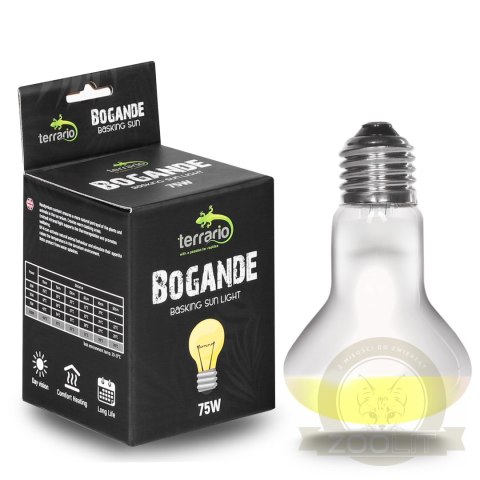 Terrario Bogande Basking Sun Light - żarówka grzewcza 75W Terrario Bogande Basking Sun Light - żarówka grzewcza 75W