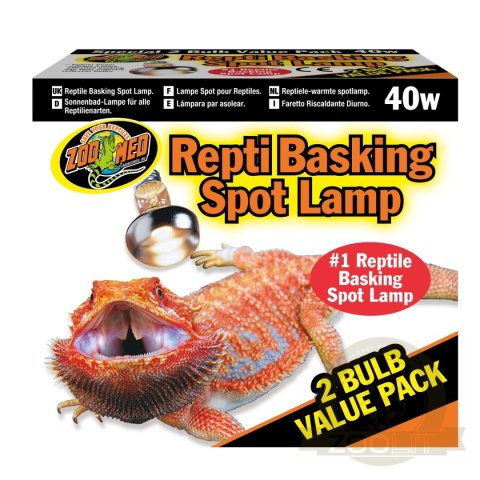 Zoomed Repti Basking Spot Lamp 40W - żarówka grzewcza punktowa 2 sztuki Zoomed Repti Basking Spot Lamp 40W - żarówka grzewcza punktowa 2 sztuki