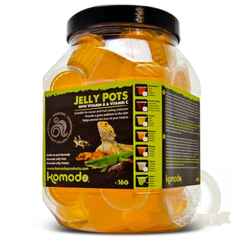 Komodo Jelly Pot Orange - pokarm pomarańcza w żelu Komodo Jelly Pot Orange - pokarm pomarańcza w żelu