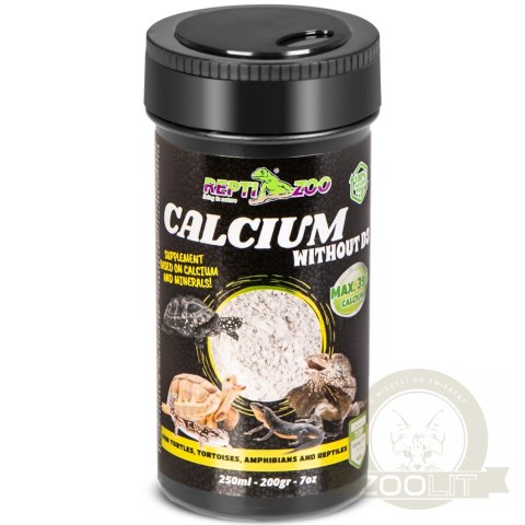 Repti-Zoo Calcium without D3 250ml - wapno bez D3 i witaminy