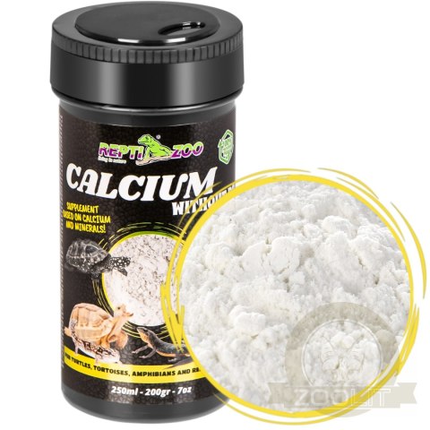 Repti-Zoo Calcium without D3 250ml - wapno bez D3 i witaminy Repti-Zoo Calcium without D3 250ml - wapno bez D3 i witaminy