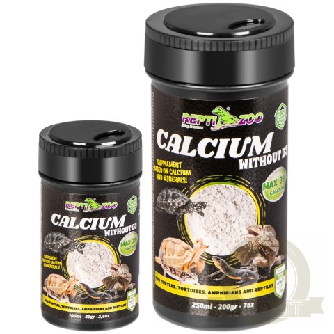 Repti-Zoo Calcium without D3 250ml - wapno bez D3 i witaminy Repti-Zoo Calcium without D3 250ml - wapno bez D3 i witaminy