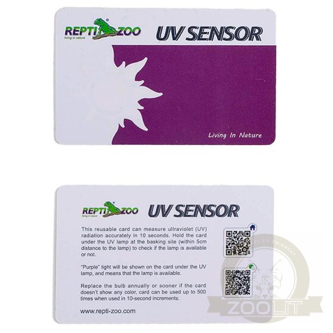 Repti-Zoo Karta do pomiaru promieniowania UV Repti-Zoo Karta do pomiaru promieniowania UV