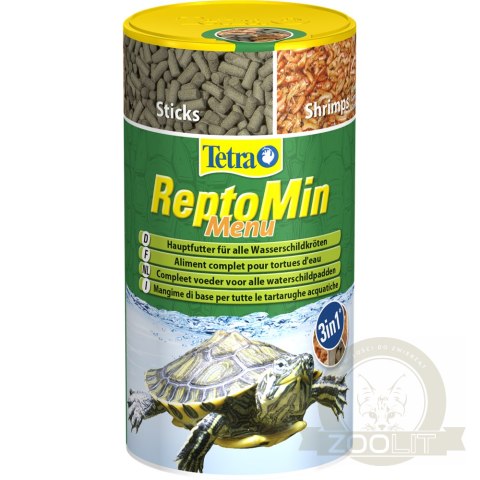 Tetra Repto Min 250ml 3w1 - mieszanka pokarmów dla żółwi wodnych Tetra Repto Min 250ml 3w1 - mieszanka pokarmów dla żółwi wodnych