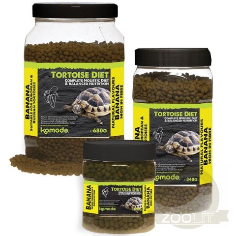 Komodo Tortoise Diet Banana 680g - pokarm dla żółwi Komodo Tortoise Diet Banana 680g - pokarm dla żółwi