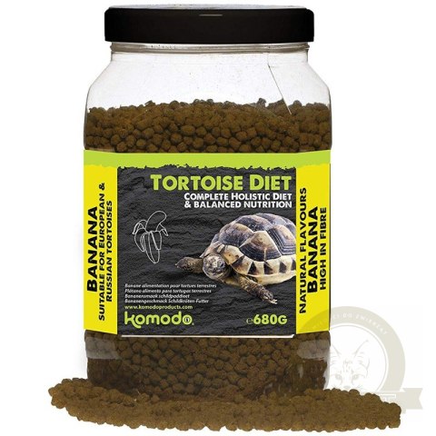 Komodo Tortoise Diet Banana 680g - pokarm dla żółwi Komodo Tortoise Diet Banana 680g - pokarm dla żółwi