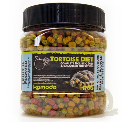 Komodo Tortoise Diet Fruit Flower 170g - pokarm dla żółwi Komodo Tortoise Diet Fruit Flower 170g - pokarm dla żółwi
