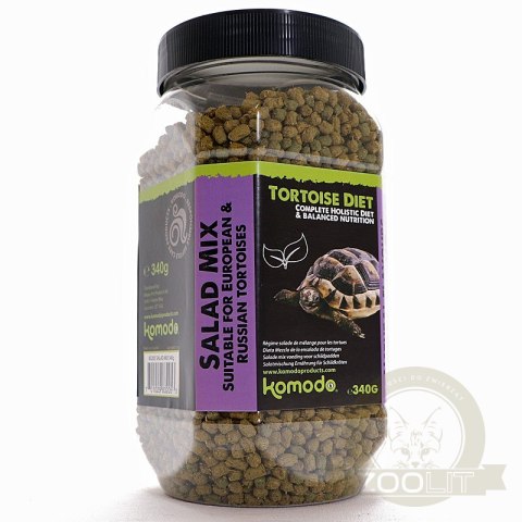 Komodo Tortoise Diet Salad Mix 340g - pokarm dla żółwi Komodo Tortoise Diet Salad Mix 340g - pokarm dla żółwi