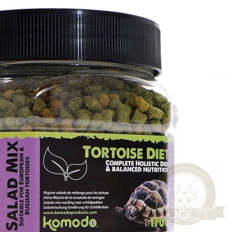 Komodo Tortoise Diet Salad Mix 340g - pokarm dla żółwi Komodo Tortoise Diet Salad Mix 340g - pokarm dla żółwi