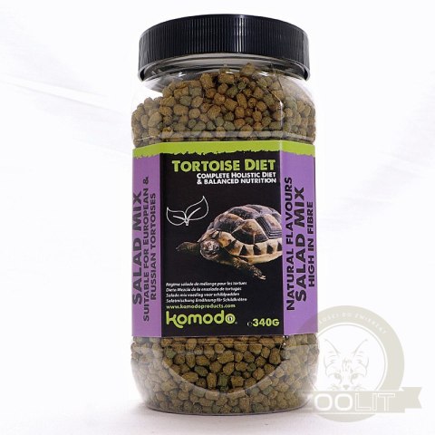 Komodo Tortoise Diet Salad Mix 340g - pokarm dla żółwi Komodo Tortoise Diet Salad Mix 340g - pokarm dla żółwi