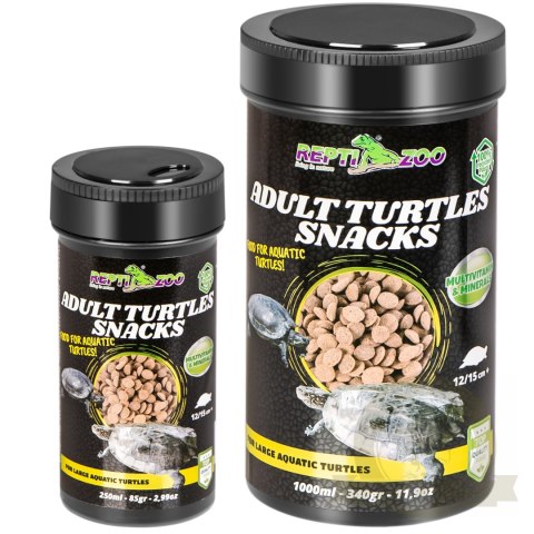Repti-Zoo Adult Turtle Snacks 250ml - pokarm dla żółwi wodnolądowych