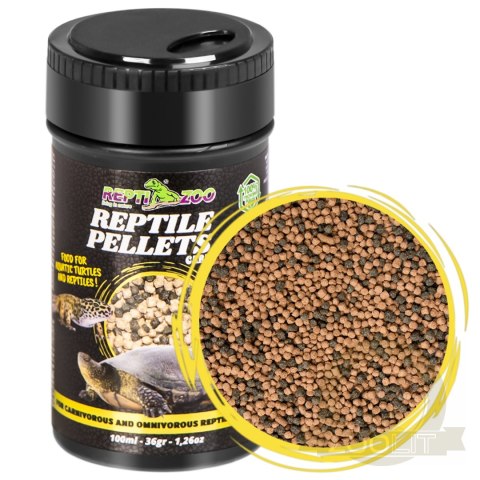 Repti-Zoo Reptile Pellets 100ml - pokarm i witaminy dla gadów mięsożernych